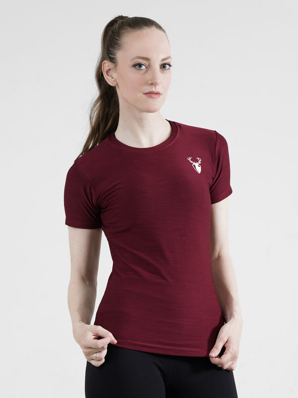 Heritage Training Tee in Maroon